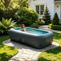 Piscine gonflable en PVC personnalisée, forme sur mesure, pour adultes et enfants, épaisse, pour jeux extérieurs domestiques – Offre Spéciale