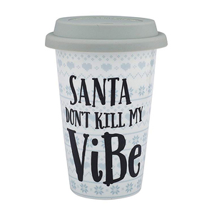 Tasses à café en porcelaine à double paroi avec couvercle, motif Days Design, blanches, populaires et abordables - Product Image 5