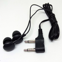 Earphone sekali pakai, Headset Headphone Jack 3.5mm, earbud Universal untuk iphone samsung Mp3 Mp4 Tablet