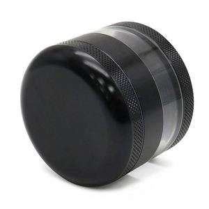 Aluminum <b>Herb</b> <b>Grinder</b> With Window Metal Smoking <b>Grinder</b> 4-Layer and 3-Layer Spice <b>Grinder</b> Customize - Product Image 1