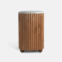 Commode moderne à 6 tiroirs en bois massif vieilli chêne naturel ensemble de meubles de chambre à coucher meubles de maquillage