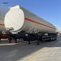 Semi-remorque citerne à carburant robuste 2026 à 3 essieux de 50 m³ (50 000 litres) pour le transport de liquides et d'huiles, avec essieux Fuwa et valve Wabco