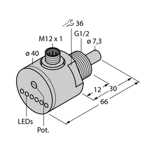 Brand new and original <strong>TURCK</strong> Flow <strong>Sensors</strong> FCS-N1/2A4-AP8X-H1141 FCS-G1/2A4-AP8X-H1141 - Product Image 4