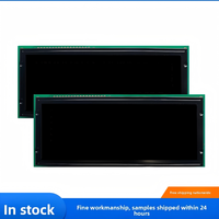 Modul LCD Karakter STN Ukuran Besar 2004C2 Layar Monokromatik 20*4 Lampu Latar LED 123.5x43mm