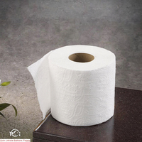 Vente chaude 1/2/3/4 plis rouleaux de papier hygiénique personnalisé prix de gros sac individuel en poly enveloppé-à déterminer