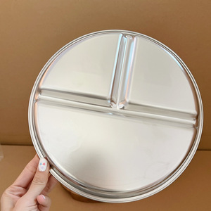 316 <span class=keywords><strong>assiette</strong></span> <span class=keywords><strong>à</strong></span> dîner en acier inoxydable <span class=keywords><strong>pour</strong></span> enfants dessin animé mignon <span class=keywords><strong>compartiment</strong></span>é de qualité alimentaire 3-plaque de séparation perte de poids contrôle de <span class=keywords><strong>régime</strong></span> - Product Image 5