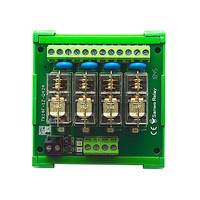 Module de commande de relais de puissance 10a/12V/24V, carte d'amplification PLC universelle, 4 canaux, 5 broches, g2r-1, prix d'usine