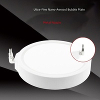Diffuseur d'air nano-bulles amélioré pour aquarium avec connecteur en laiton, disque à bulles ultra-fines pour oxygénation de l'aquarium