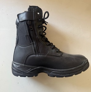 DF1025 Heavy Duty Men Comfortable Long Training Tactical <b>Boots</b> Cow Leather Suede <b>Hiking</b> Mounting <b>Boots</b> - Product Image 3