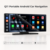 Android Autoradio 10,25 Zoll Breiter Geteilter Bildschirm CarPlay Android Auto GPS-Navigation Klebemontage