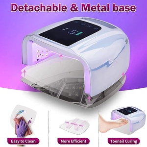 96W Rechargeable Cordless UV LED Nail <b>Lamp</b> Manicure Dryer with <b>Wireless</b> Dryer for Salon Use - Product Image 3