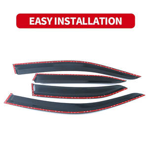 Piezas exteriores de ABS automotriz OEM para 2019 <span class=keywords><strong>Lexus</strong></span> <span class=keywords><strong>UX</strong></span> Rain Shield 3D tira brillante de acero inoxidable - Product Image 6