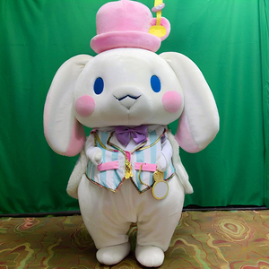 Shengye Mascote Fabricante Custom Company Cartoon Character Promoção Mascote Traje Andando Efeito Adulto Animal Coelho Mascote - Product Image 1