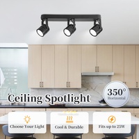 Lámpara de Techo LED GU10 Moderna de Superficie, con Múltiples Cabezales, para Sala de Estar, Dormitorio y Hotel, en Oferta