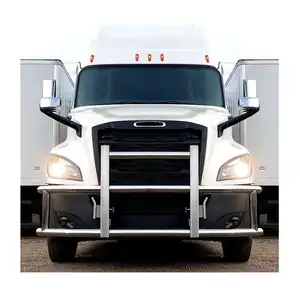 Fabbrica professionale su misura camion in acciaio inox paraurti cervo guardia griglia di protezione per camion Cargo Liner