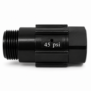 ตัวปรับแรงดันน้ำแบบไหลสูง 45PSI พร้อมข้อต่อพลาสติกเกลียว NPT ตัวผู้ตัวเมีย สำหรับระบบน้ำหยดและสปริงเกอร์ - Product Image 1
