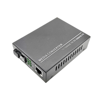 Convertisseur de média 10/100 Mbps monomode monofibre 20 km, émetteur-récepteur fibre optique SC pour extension LAN de caméra IP