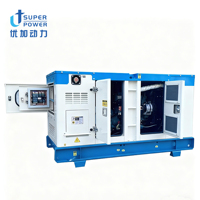 Groupe électrogène diesel silencieux triphasé refroidi par eau <75dB 625kVA avec ATS, démarrage à distance, CC 1500 tr/min, sur remorque, compatible OEM