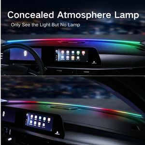 64 Colorful <strong>Car</strong> Decorative Environment <strong>Light</strong> Internal Windshield Ambient LED Strip <strong>Light</strong> Kit Symphony for Universal <strong>Car</strong>