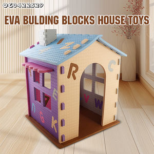 Nuevos productos ecológicos para mascotas 2025, venta al por mayor, jaulas gigantes para mascotas, casa de fácil montaje, modelo de bloques de construcción, producto <span class=keywords><strong>Eva</strong></span> a la venta - Product Image 2