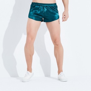 Pantalones cortos <span class=keywords><strong>de</strong></span> tres cuartos para <span class=keywords><strong>hombre</strong></span>, ropa interior sexy, shorts ultra cortos tipo <span class=keywords><strong>jockey</strong></span>, pantalones <span class=keywords><strong>de</strong></span> pijama <span class=keywords><strong>de</strong></span> talla grande para estar en casa, con cordón ajustable, color liso. - Product Image 2