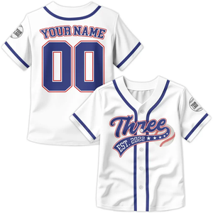 Maillot de baseball personnalisé pour les jeunes enfants, maillot de baseball personnalisé pour le <span class=keywords><strong>rookie</strong></span> de l'année, maillot de baseball pour l'anniversaire - Product Image 4