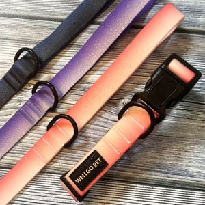 Correa de poliéster con estampado personalizado, correa de perro recubierta de PVC y <span class=keywords><strong>TPU</strong></span>, resistente al agua, ajustable - Product Image 4