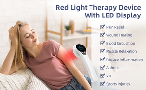 उच्च शक्ति 808nm 650nm लाल प्रकाश फिजियोथेरेपी मशीन दर्द राहत एब्स सामग्री के लिए पोर्टेबल घरेलू लेजर थेरेपी उपकरण - Product Image 4