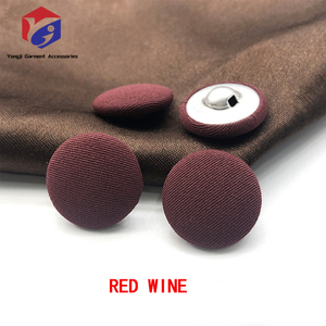 <strong>Buttons</strong> for Women Fabric Covered Satin Trim <strong>Buttons</strong> With Metal Shank <strong>Button</strong> for Children Kids Clothing Wedding Manufacture - Product Image 6