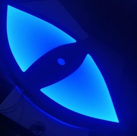Mur interactif de scène à prix d'usine professionnel avec LED dissimulées à activation par bouton poussoir pour jeu lumineux 'Devil's Eye'