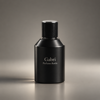 Flacons de parfum fantaisie 100 ml, flacons en verre noir personnalisés 50 ml, flacons de parfum vides 30 ml, flacons de parfum de luxe, marque privée OEM.