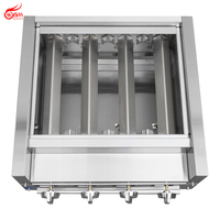 Grill à brochettes professionnel en acier inoxydable pour comptoir, disponible en 16/24/30/36/48/60/72/84 pouces (ECB-24KB)