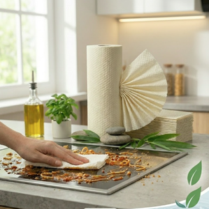 Paños <span class=keywords><strong>de</strong></span> Limpieza Desechables Reutilizables para Cocina OEM, 60 Hojas, Absorbentes, para Limpiar Aceite, Paños Lavables sin Pelusa para Lavar Platos - Product Image 3