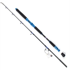 <span class=keywords><strong>Canne</strong></span> à Pêche <span class=keywords><strong>Lurekiller</strong></span> MASTER Carbone Fuji 150-350g pour Jigging Overhead en Eau Salée, Traîne et Spinning - Product Image 2