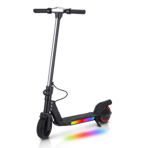 Trottinette pour enfants, trottinette à pousser pour garçons et filles, vitesse 16 km/h, avec accélérateur et lumières LED, S31, trottinette électrique sécurisée, en promotion, pliable et portable - Product Image 6