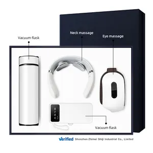 Mewah pemijat mata pemijat leher botol daya Vacuum Flask Bank hadiah promosi item untuk perusahaan - Product Image 1