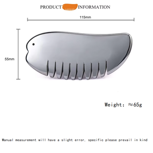 Massaggiatore testa che induce rilassamento con nuovo pettine Guasha raschiatura Terahertz pietra per la salute e la cura della bellezza - Product Image 6