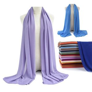 Châle long et doux en jersey de georgette de coton mercerisé personnalisé pour femme, style ethnique, type turban - Product Image 5