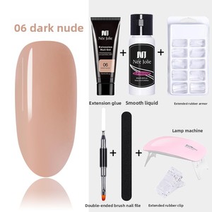Set de Gel Sólido para Extensión de Uñas Nee Jolie, Gel de Fototerapia Modelo 51227, Sin Necesidad de Moldes de Papel, Diseño de Cristal, Logotipo Personalizado - Product Image 5