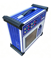 Ensemble professionnel de test d'injection de courant secondaire six phases, calibrateur de relais six phases, testeur de relais de courant pour le test de relais