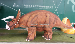 Disfraz de dinosaurio adulto, traje de dinosaurio realista personalizado para caminar con estegosaurus para 2 personas, Control de otros equipos de parque - Product Image 3