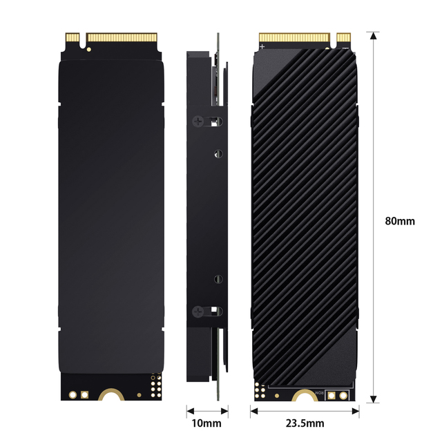 Original Black 512GB NVMe PS5 PCIe 4.0 Gen 4.0 X4 Target M2 2TB Internal SSD Hard Drive for Laptop and PC Gaming
