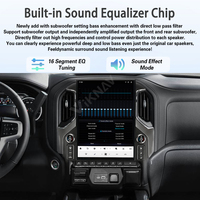 Radio Mobil Android 15.6 inci Chevrolet Silverado GMC Sierra 2019-2024 Pemutar Video Multimedia Pro Navigasi GPS Nirkabel DSP 1 Tahun