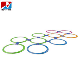<span class=keywords><strong>Jeu</strong></span> de <span class=keywords><strong>marelle</strong></span> avec cercles colorés en tissu à cercles fixes, jouet éducatif sportif pour enfants - Product Image 2
