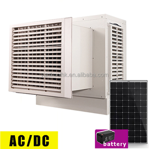 Climatiseur solaire DC à fixation murale, refroidisseur évaporatif 12V, humidificateur, climatiseur solaire à eau - Product Image 1