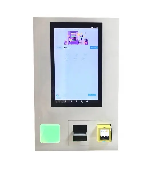 21.5 inch touch screen mini wall mounted vending machine for Gift/VIP card new design vending machine