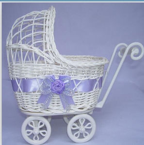 ¡10% de descuento! Grande o pequeño bebé cesta de mimbre cesta de regalos de la ducha de bebé - Product Image 2