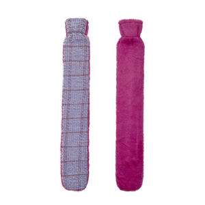 Vente chaude de haute qualité personnalisé en caoutchouc naturel longue <span class=keywords><strong>bouillotte</strong></span> avec <span class=keywords><strong>polaire</strong></span> - Product Image 4