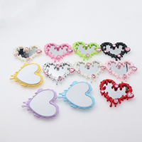 Groothandel Kitty Hart Liefdeshart Spiegelhars Accessoires Nagelcharms voor telefoonhoesjes DIY Charms