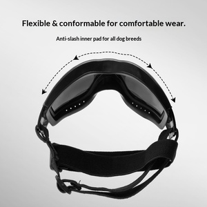 Gafas <span class=keywords><strong>de</strong></span> Sol para Mascotas, Protección UV, Resistentes al Viento, Accesorios <span class=keywords><strong>de</strong></span> Moda para la Cabeza, para <span class=keywords><strong>Perros</strong></span> Pequeños y Medianos, Protección Ocular para Exteriores - Product Image 4
